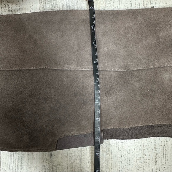 Halogen Noble Over The Knee Heeled Boots Grey Suede #1397 - Picture 11 of 15